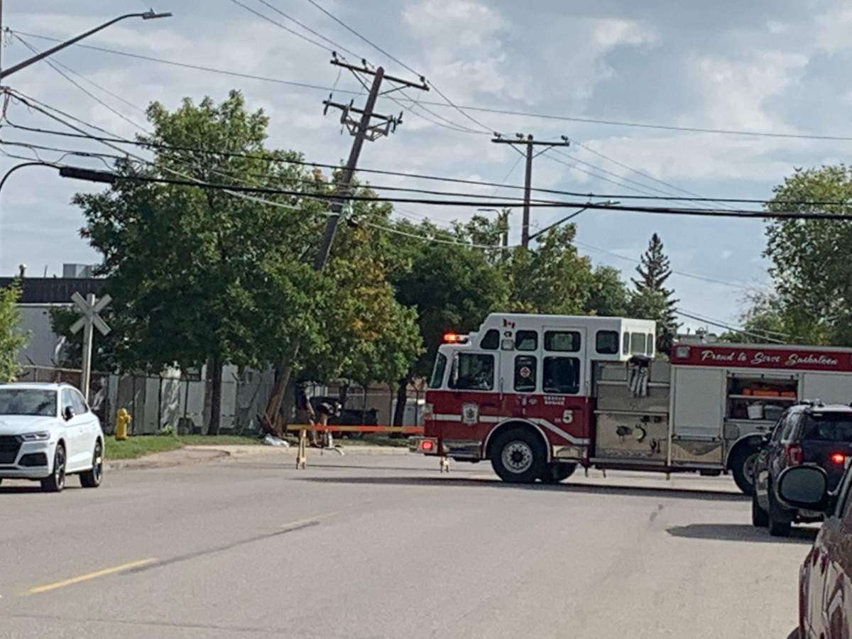 Traffic on 105th St. will be closed near A.C.T. arena for the next few hours as repairs are made.