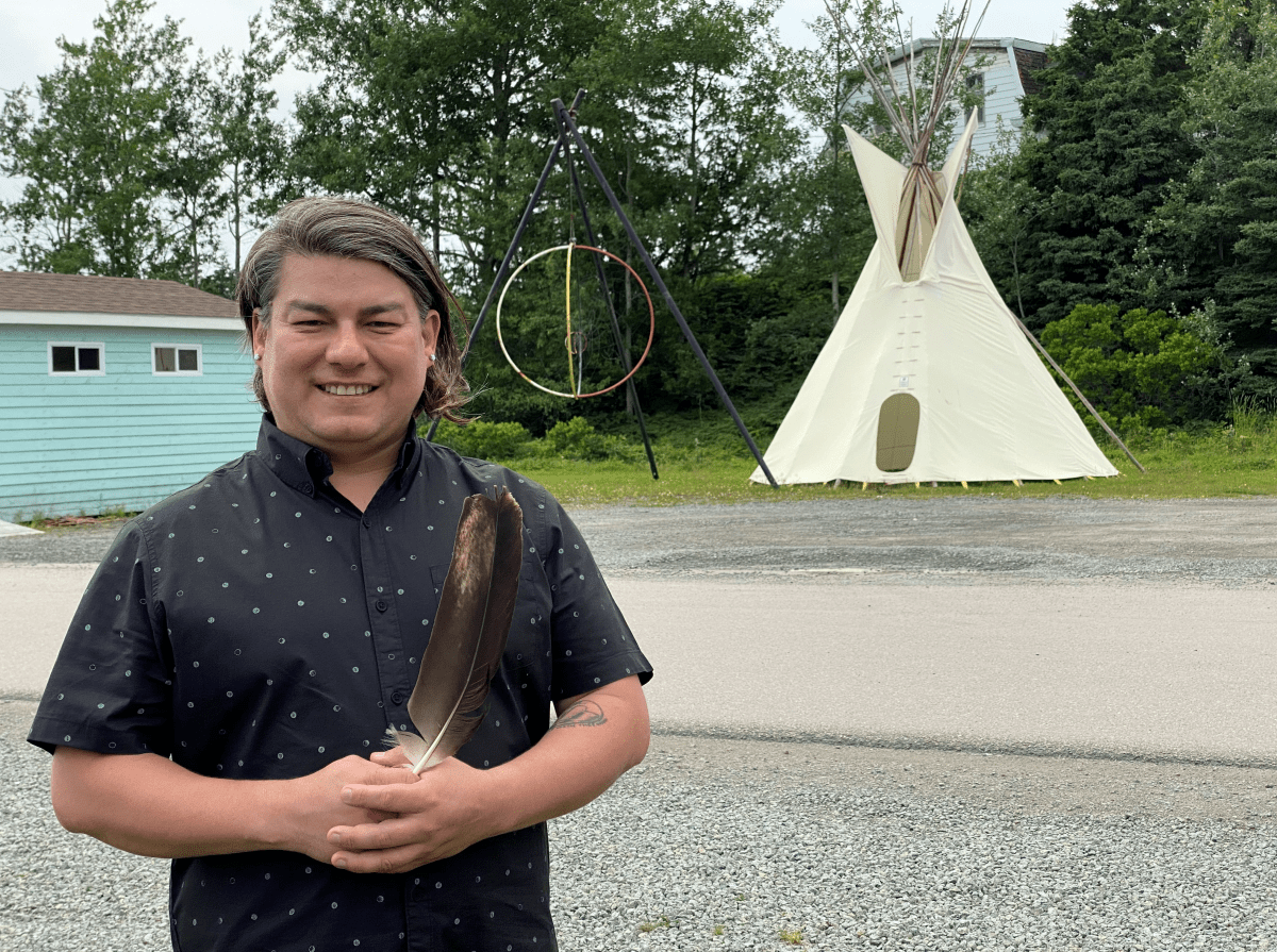 Bryson Syliboy is the son of a residential school survivor and a grassroots Mi'kmaw activist.