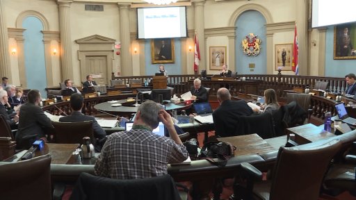 Councillors haven’t met in person in the 19th-century council chamber at city hall since March 2020.