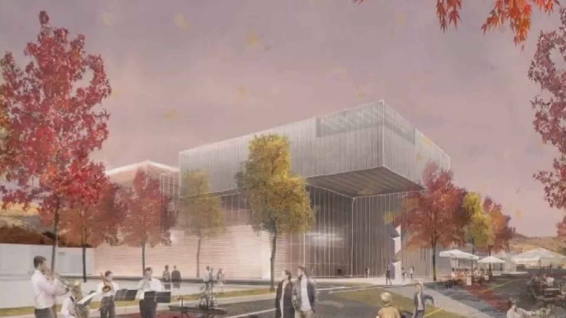 Изграждането на нов културен център във Върнън Британска Колумбия е