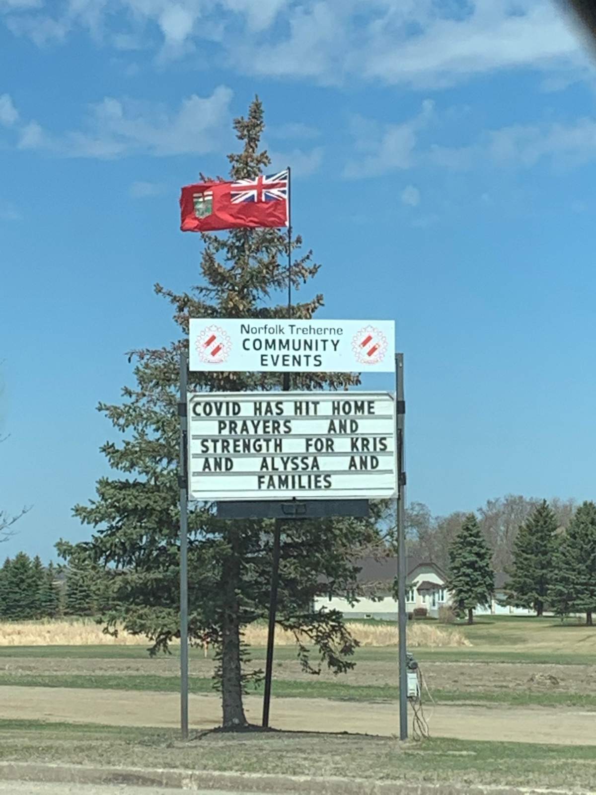 Treherne community board.