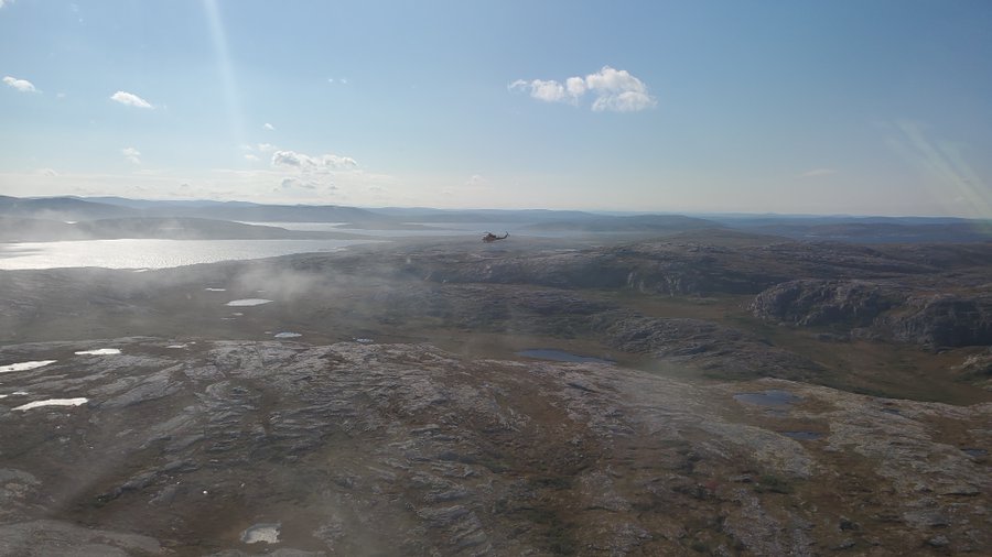 Military helicopters, airplanes, coast guard cutters and local fishing boats were participating in the search for FV Island Lady on Sunday.