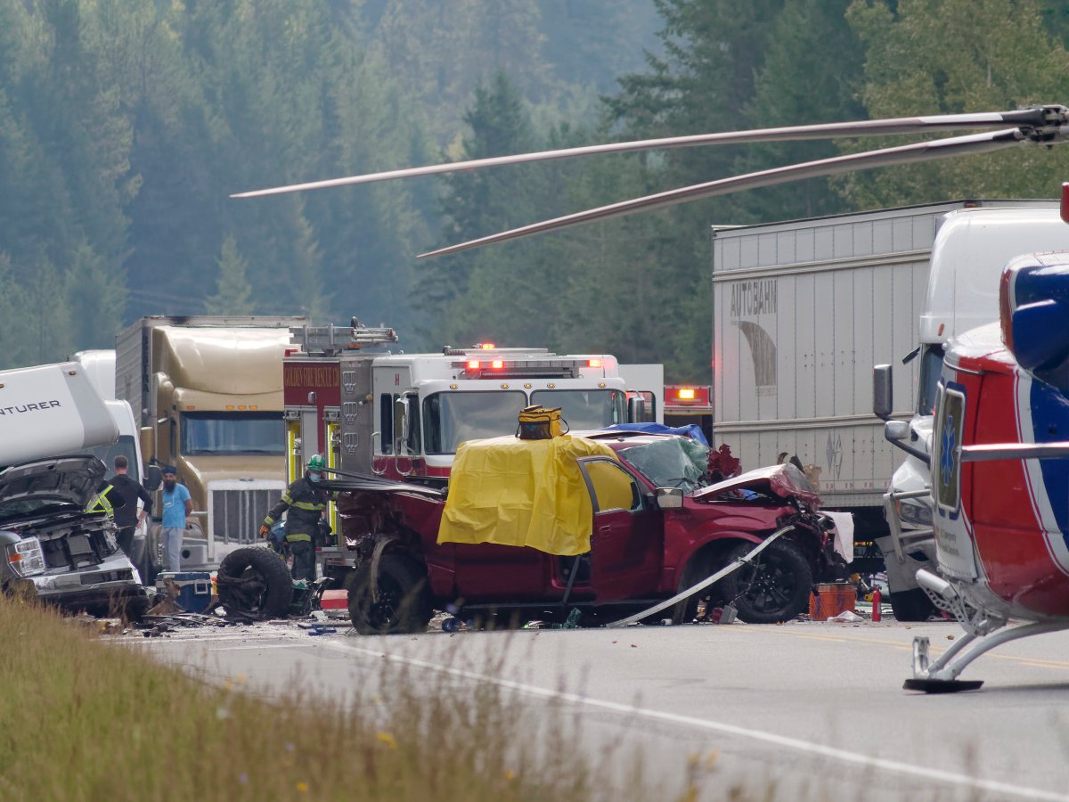 RCMP are investigating a fatal crash between Golden and Revelstoke.