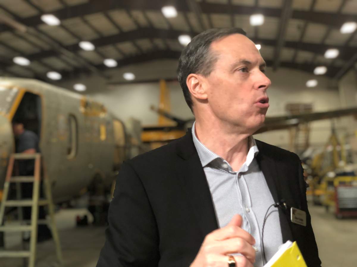 Grant Stevens from KF Aerospace announced the company was hiring.  