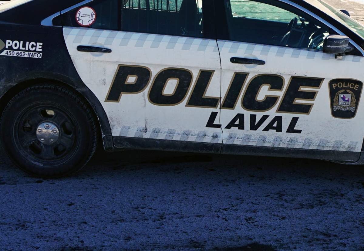 Laval police cruiser in Laval, Que.