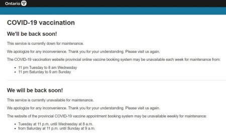 Ontario website to access COVID-19 vaccine receipts temporarily down as ...