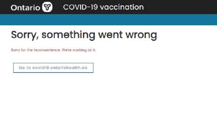 Ontario website to access COVID-19 vaccine receipts temporarily down as certificate program in effect - image