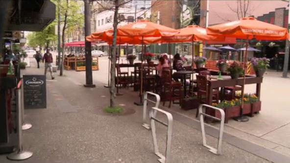 The city is now looking at a motion to make curbside dining a regular summertime occurrence. 
