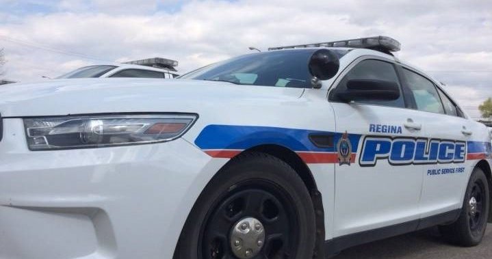 Regina man arrested after vehicle crashes into police car