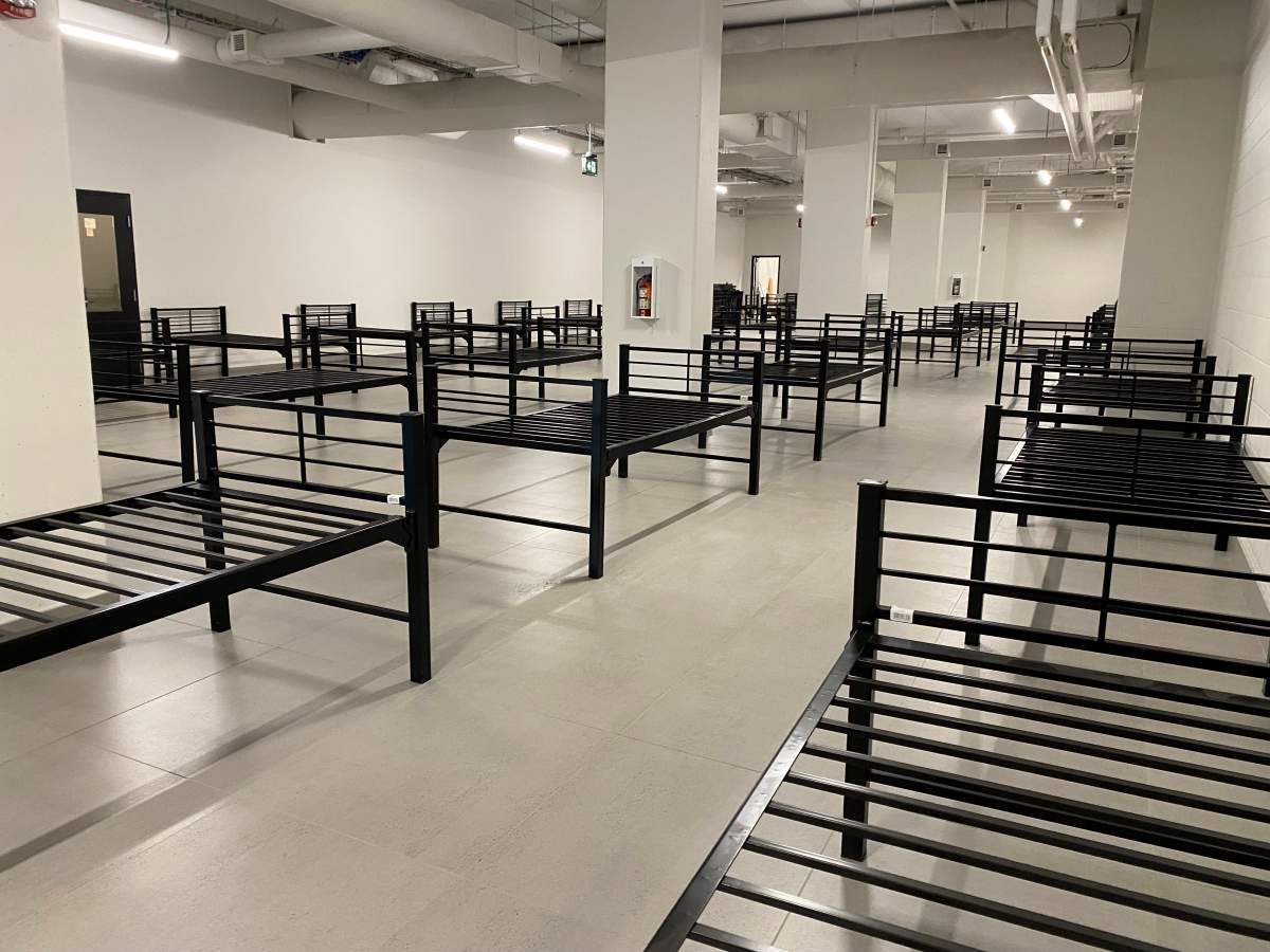 New shelter facility in Edmonton set to open as early as Friday; adds hundreds of beds - image