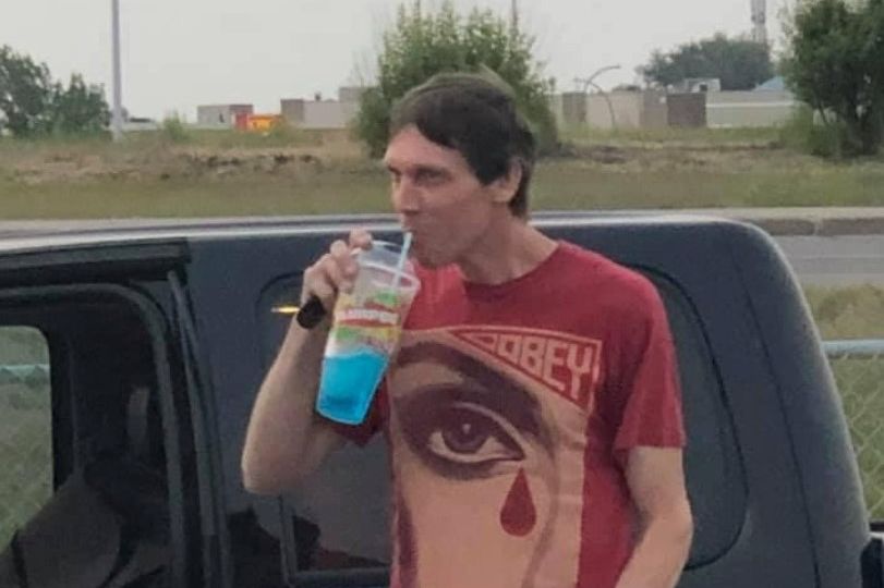 Saskatoon police released this photo of Shawn Wiebe, who is missing, from July. 