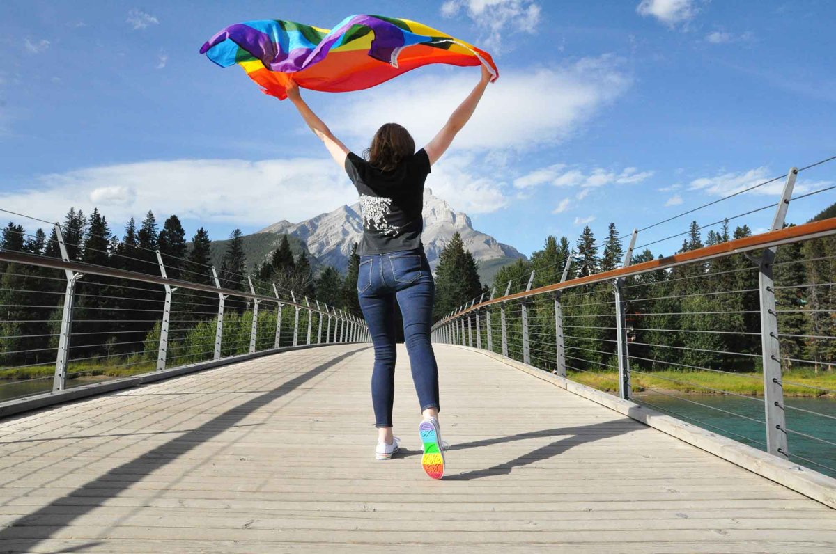 Banff Pride is celebrating its ninth year. Photo from 2019.