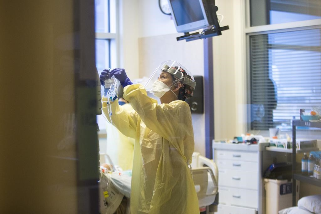 A shot from an intensive care unit at Winnipeg's Health Sciences Centre.