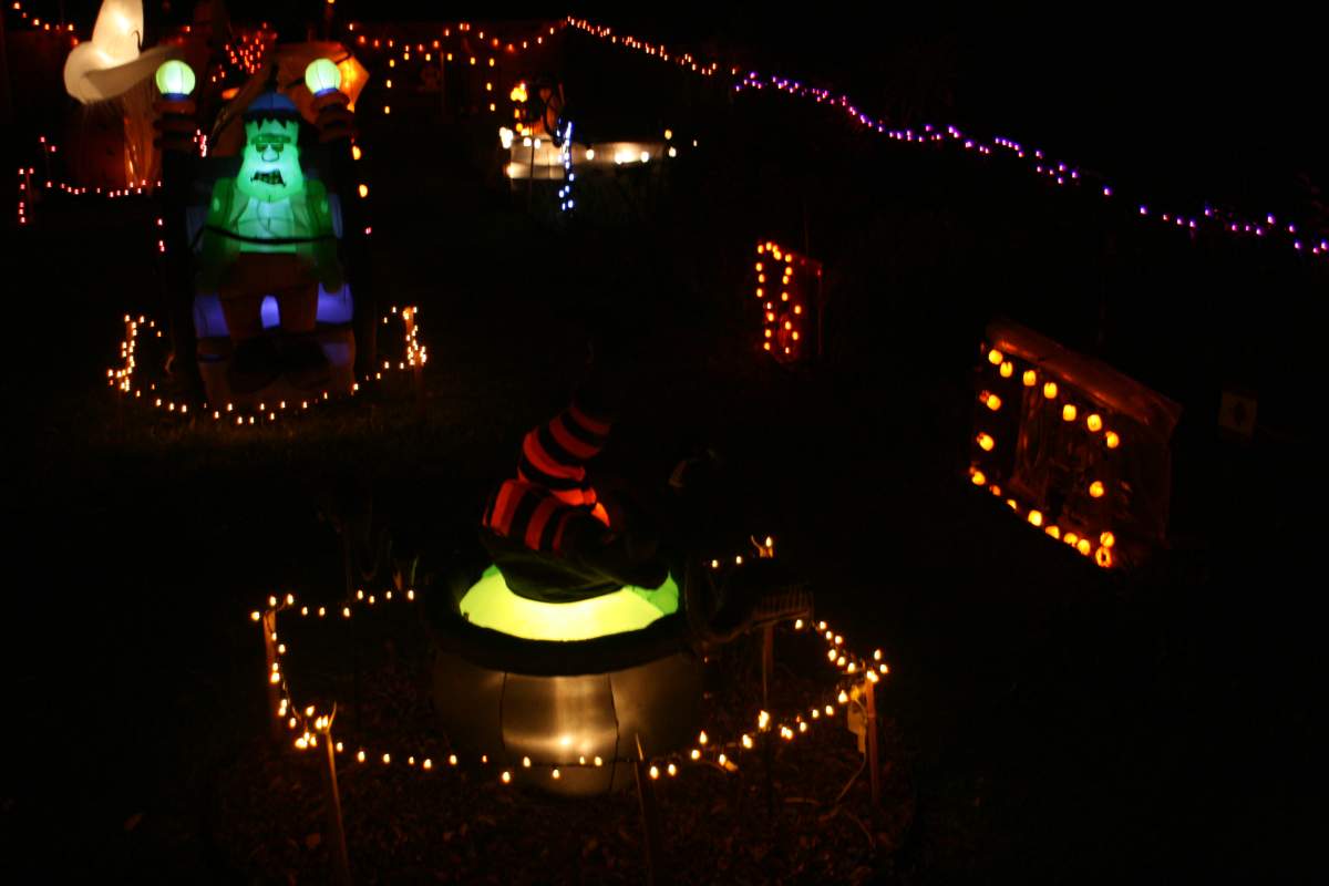 This photo shows just part of Ron Jennings’ display at 458 Dorinda St. in London, Ont.
