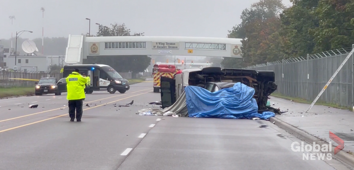 OPP have charged a 23-year-old man with drunk and dangerous driving causing death after a double-fatal crash in Trenton this October.