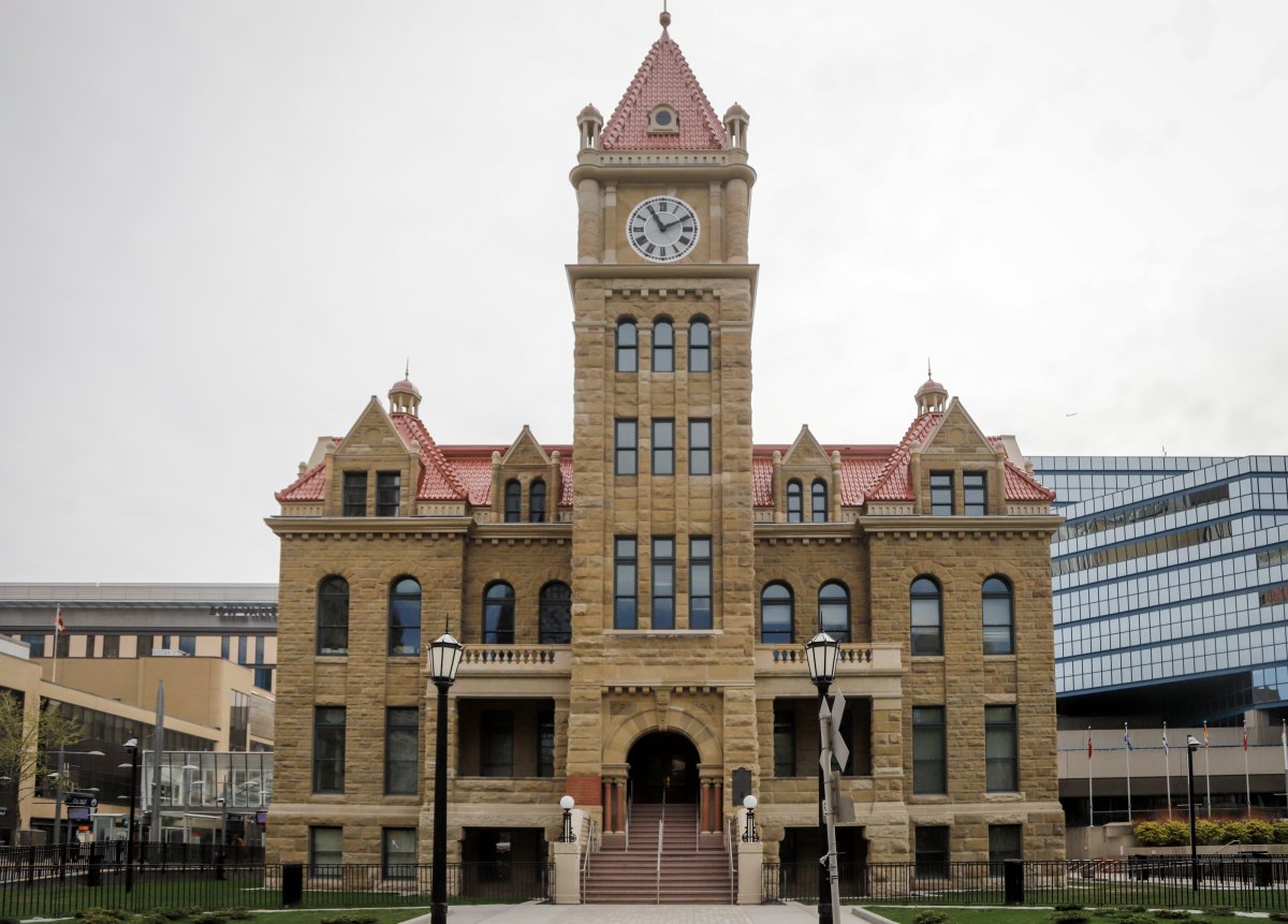 The old Calgary City Hall is pictured on Monday, May 17, 2021.