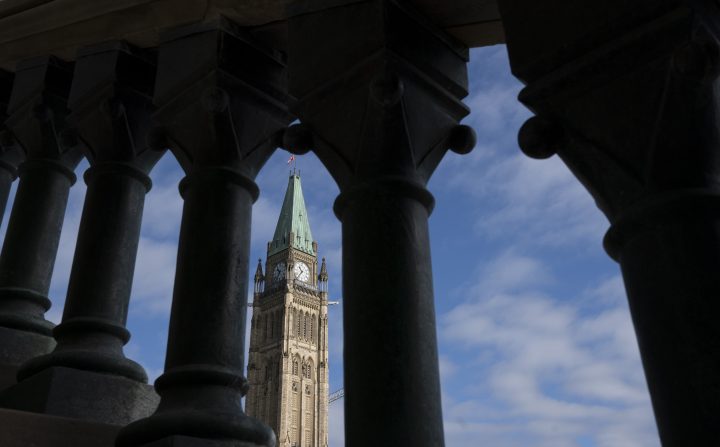FILE: The Peace tower is seen on Tuesday, Oct. 5, 2021 as politicians begin returning to work in Ottawa. 