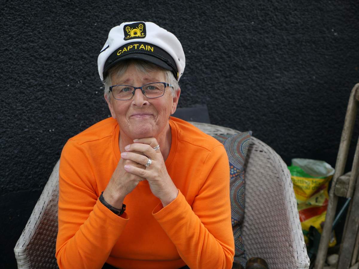 Kath Hoffman, executive director of Safe Harbour Society in Red Deer, Alta. is shown in this undated handout image.