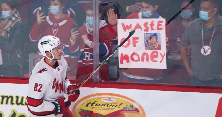 Carolina Hurricanes troll winless Montreal Canadiens, adding fuel to rivalry