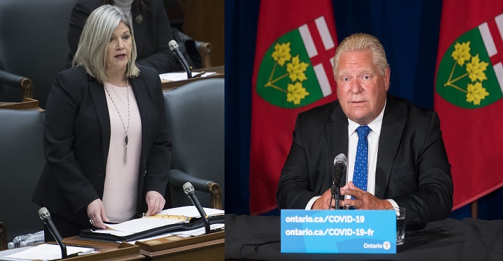 Ontario NDP and PCs go on pre-election advertisement blitz ahead of spending restrictions