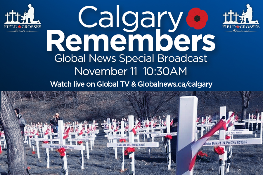 Calgary Remembers – Field of Crosses Live Broadcast on Global Calgary - image