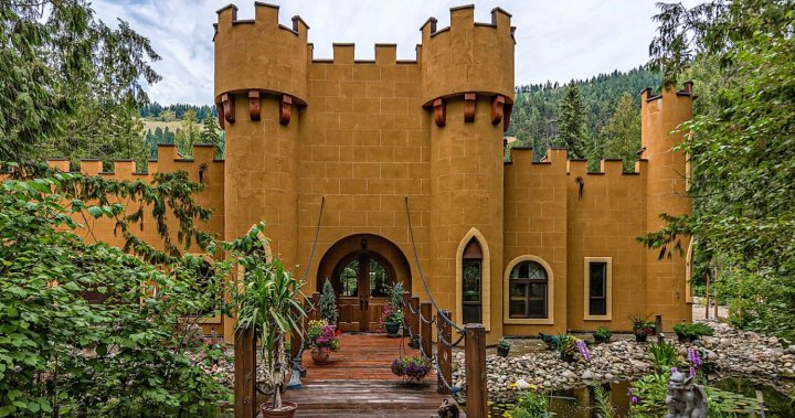 Home that resembles a castle is up for sale in B.C.’s Interior