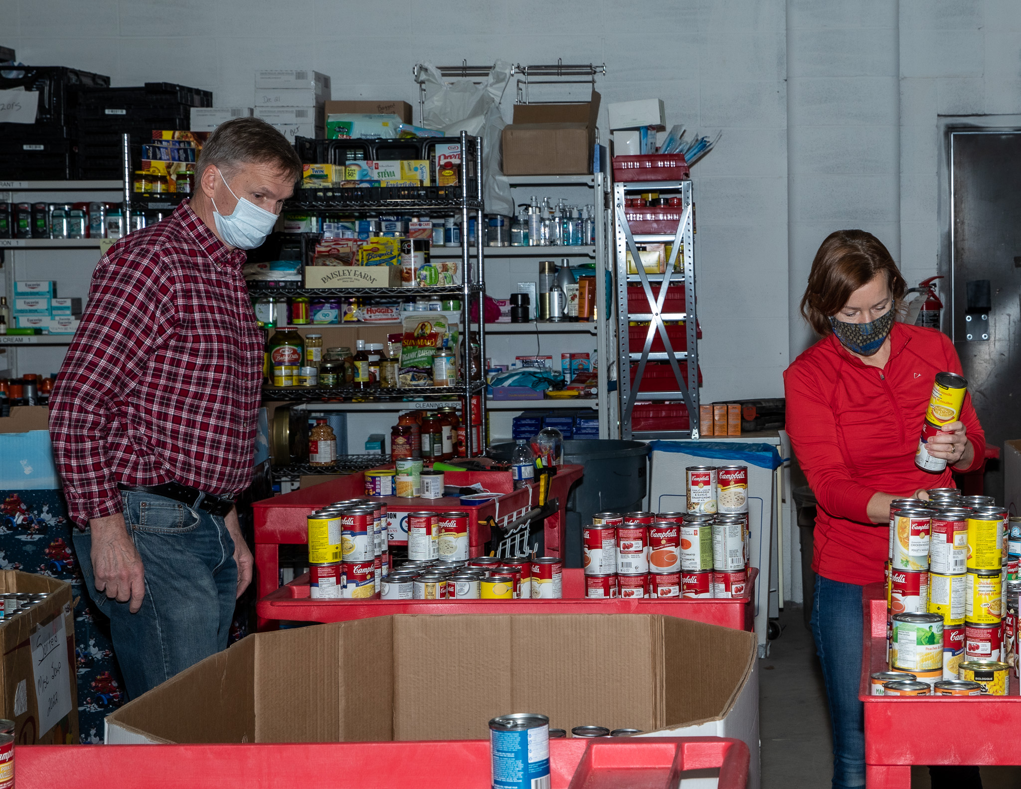 Veterans Association Food Bank, supported by Global Calgary