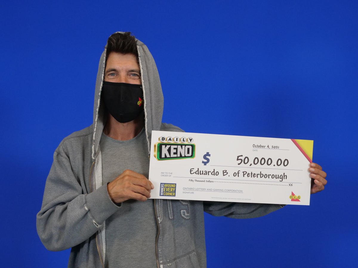 A Peterborough man claimed $50,000 in an recent OLG Keno game.