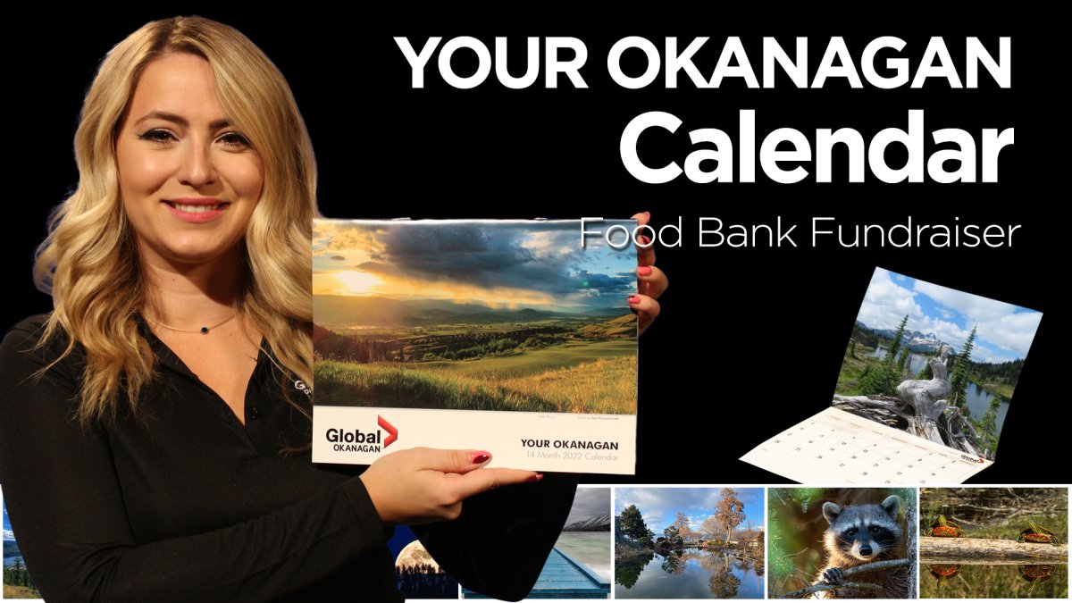 Calendars will be available while quantities last, and 100 per cent of all funds raised will be forwarded to your local food bank.