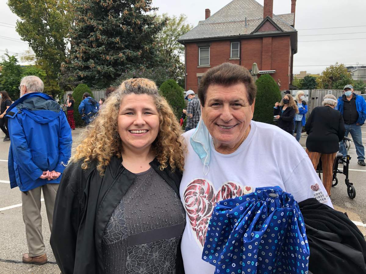 Ann Cromp and her father Tony Cuzzocrea, two people who shared a deep affection for Bill Paul.