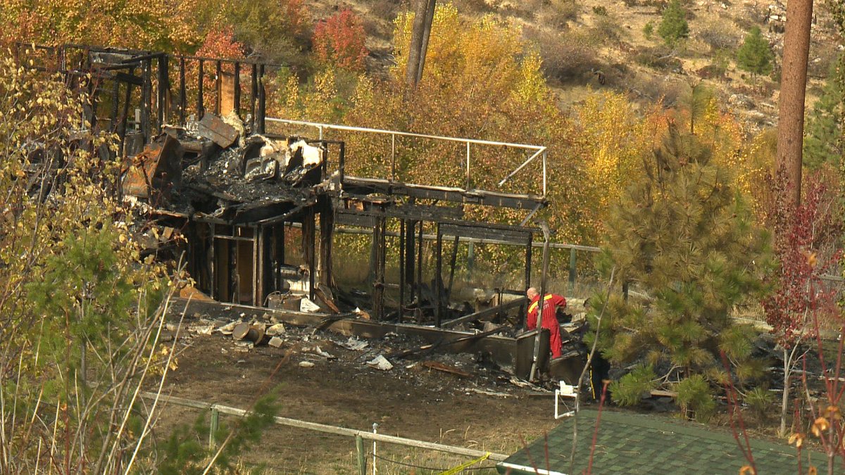 Kelowna RCMP say the blaze was so destructive that fire crews couldn’t initially enter and search the home.