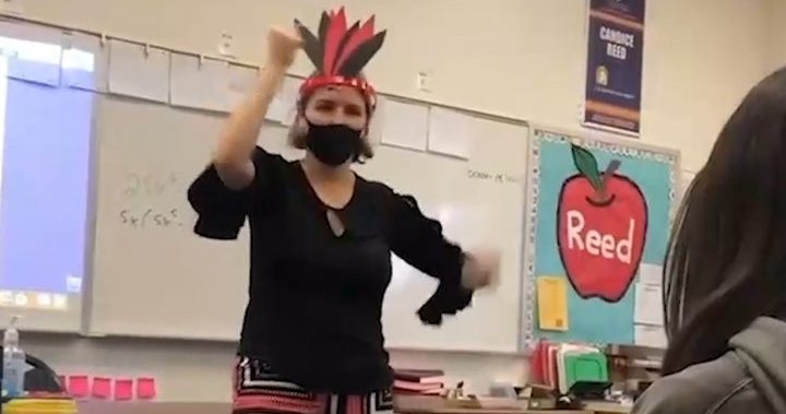 California high school teacher on leave after ‘offensive’ Native American depiction