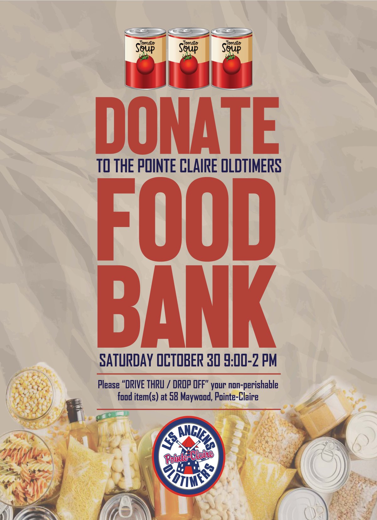Pointe-Claire Oldtimers Food Drive - image