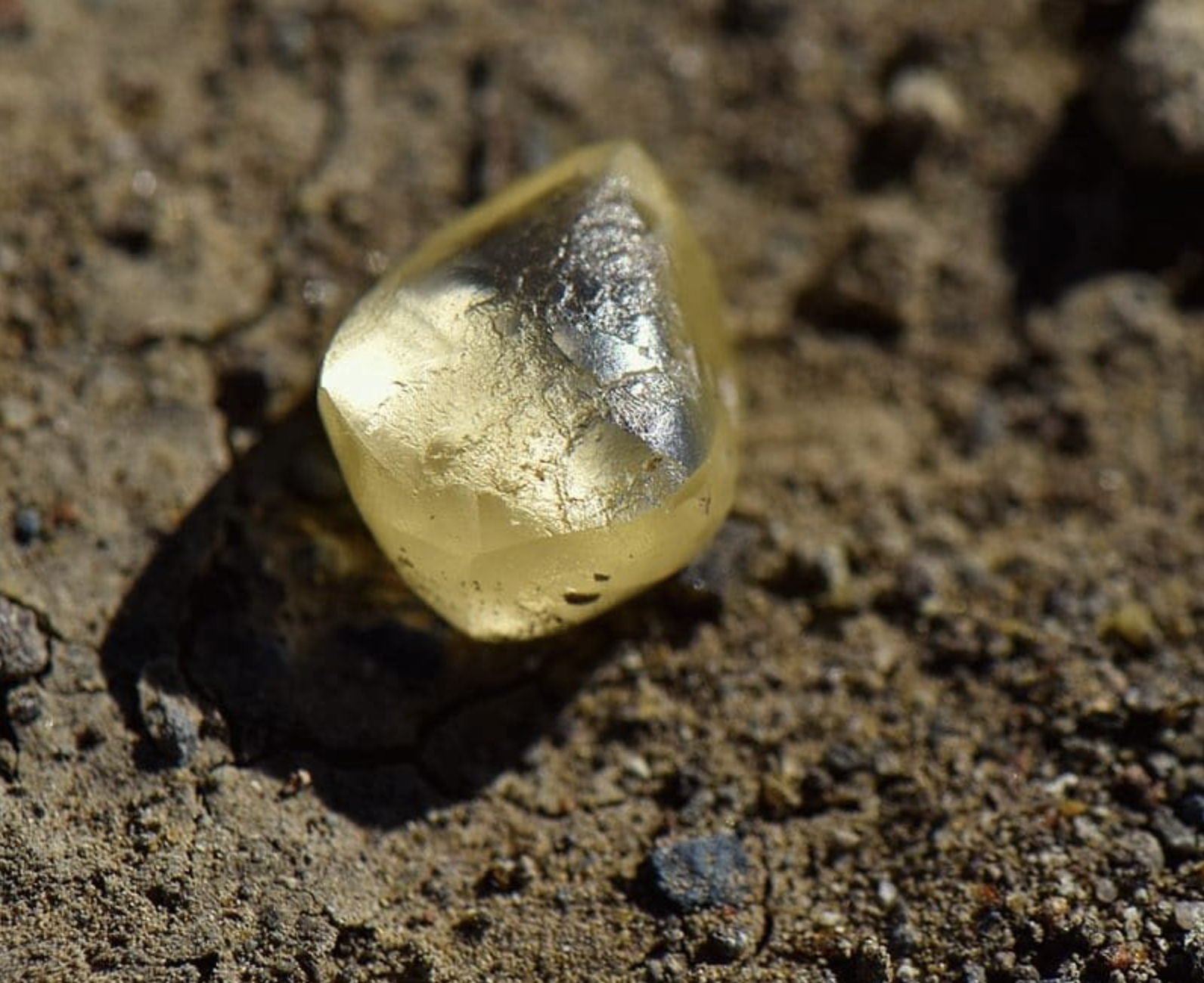 citrine diamond ring