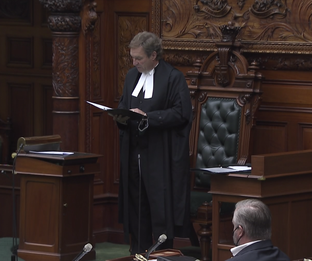The Speaker of the House scolded Randy Hillier for not wearing a mask after the MPP complained his parliamentary privileges were being denied. 