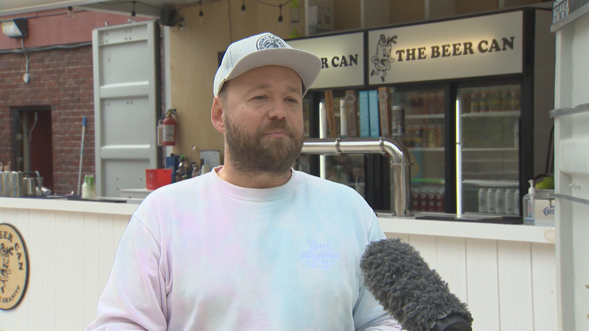 Brad Chute, the Beer Can’s co-owner.