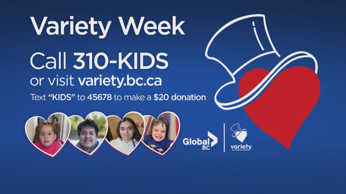 It's the sixth annual Variety Week on Global BC.