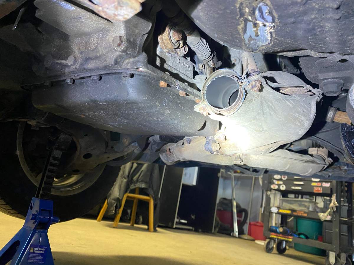 Damage to a catalytic converter