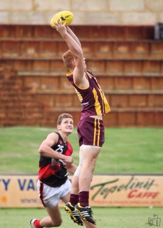 Cody Grace honed his Aussie Rules talent at Warwick Senior High School in Perth.