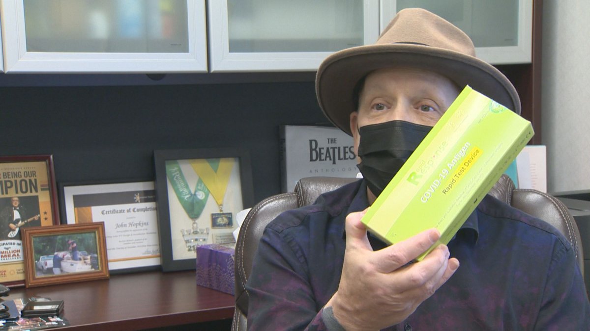 The Regina Chamber of Commerce received over 4,000 rapid test kits on Thursday afternoon and started distributing to the public on Friday morning.
