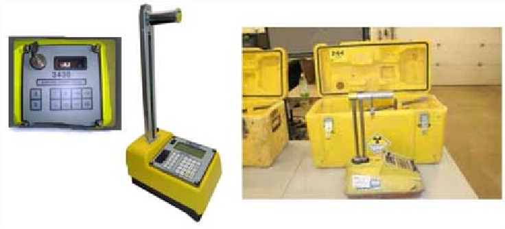 London police have supplied example photos of the Troxler 3430 moisture density gauge.