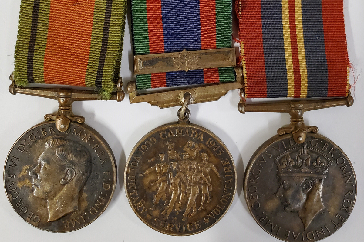 Police are looking to locate the owner of these three medals.