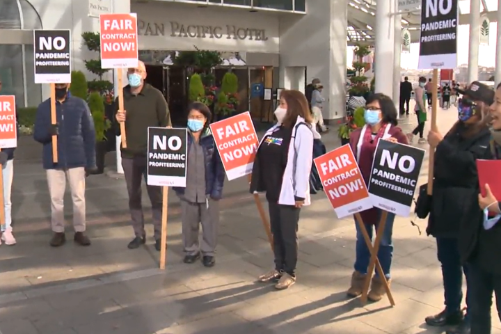 Union calls for investigation into worker mistreatment at Pan Pacific Vancouver