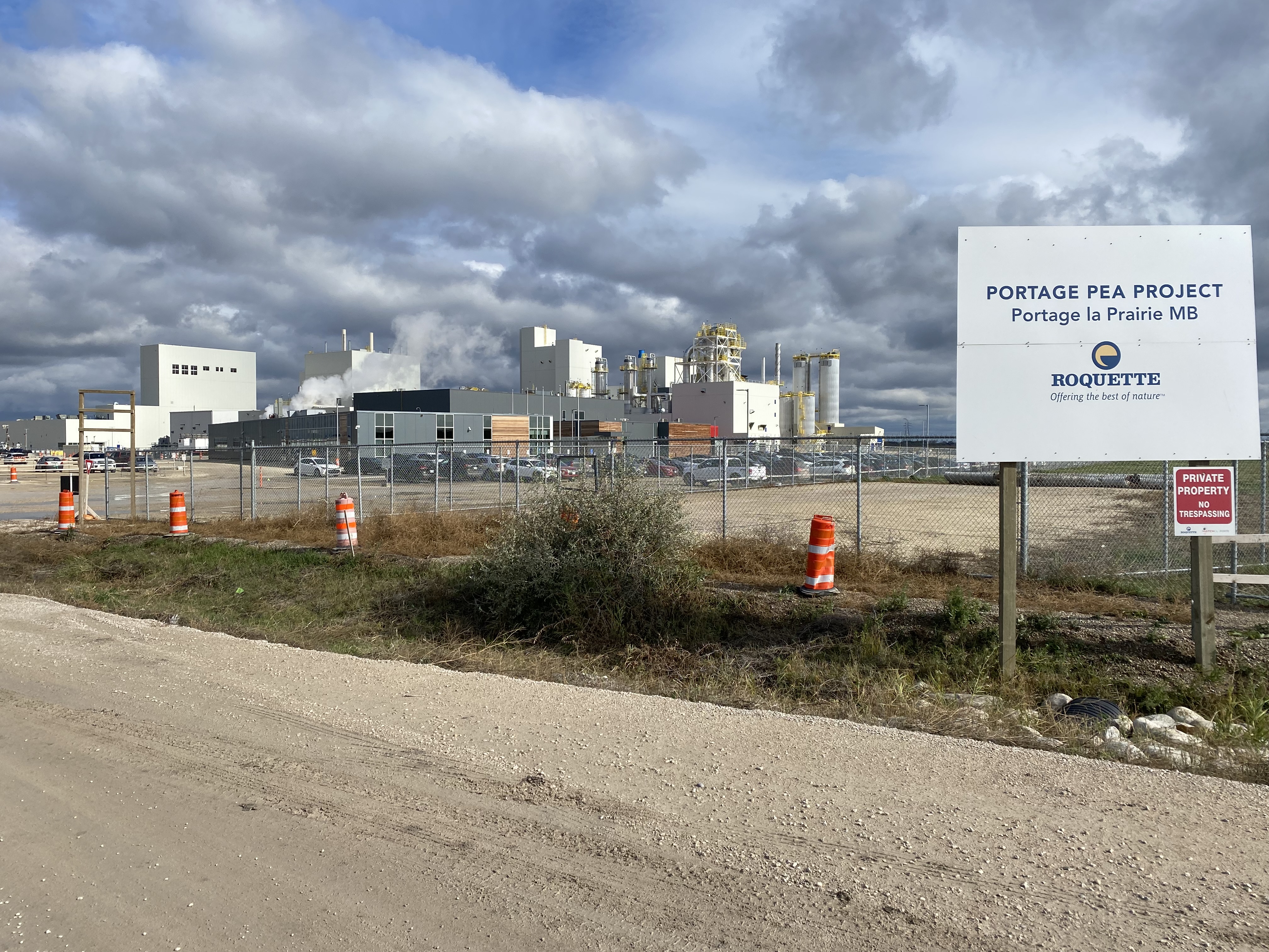 Roquette Pea Protein Manufacturing Plant, Portage la Prairie, Manitoba