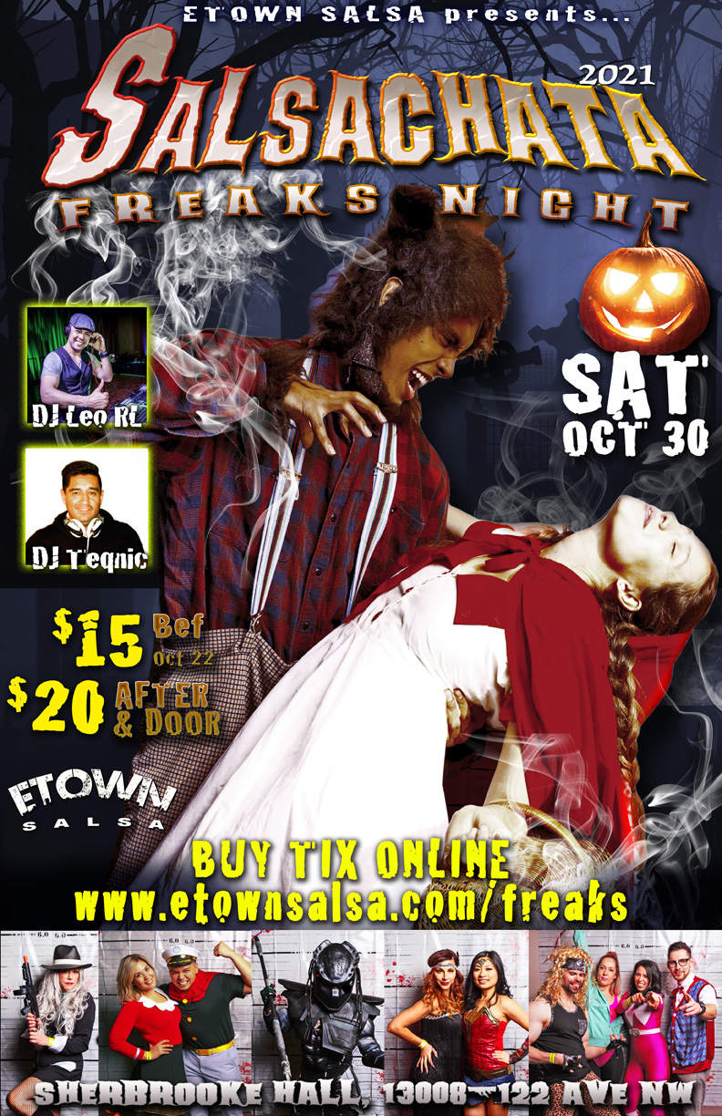 Latin Halloween Party SALSACHATA FREAKS NIGHT GlobalNews Events