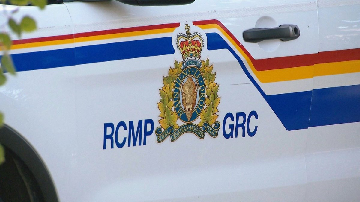A file photo of the side of an RCMP vehicle.
