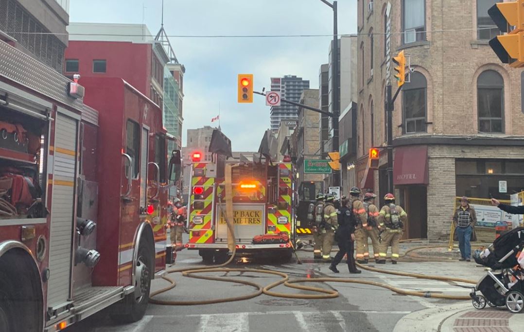 Firefighters were called to a blaze at The Richmond Tavern on Oct. 5, 2021.