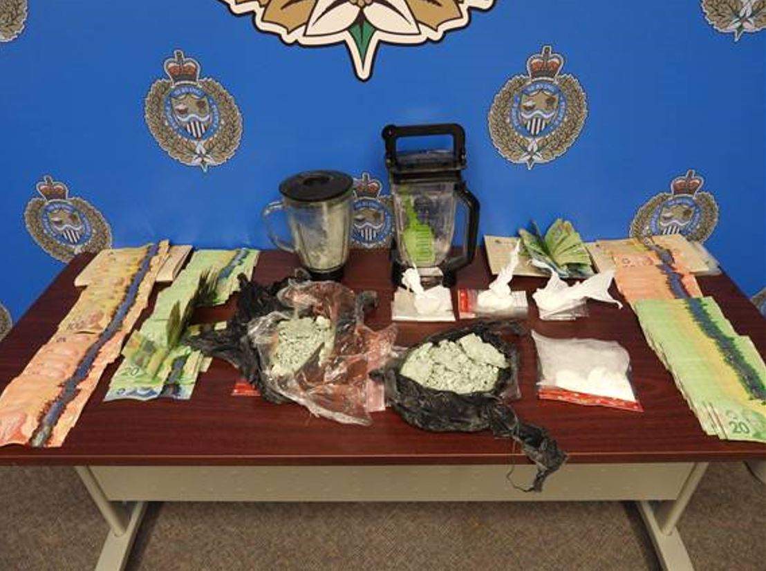 Sarnia police say two men are facing drug trafficking charges in the case.