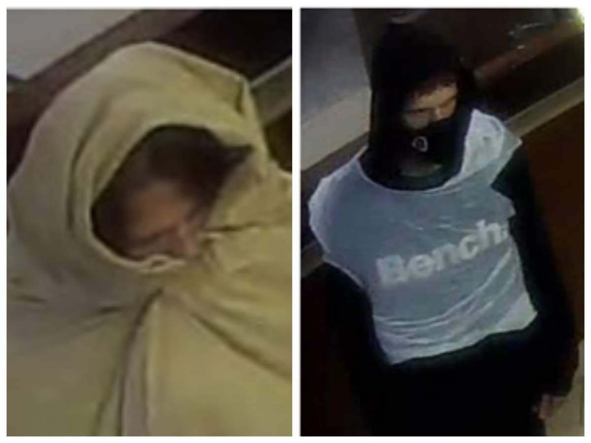 Closeup images of the suspects.