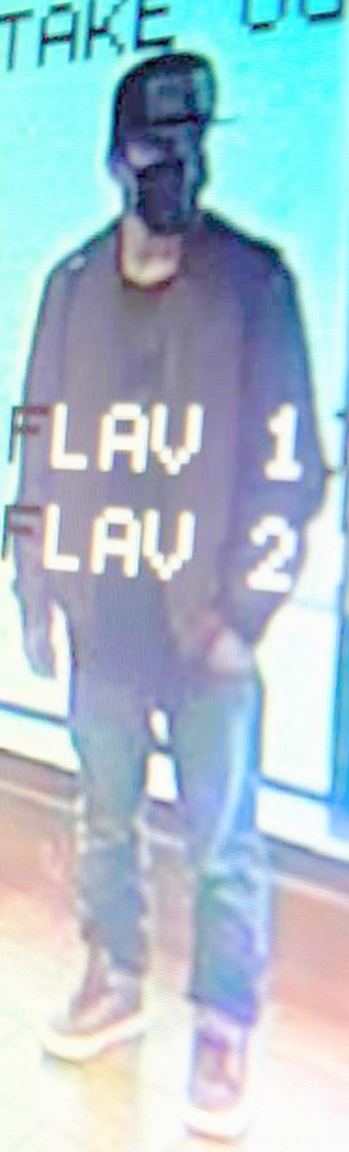 Another photo of the alleged suspect previously released.